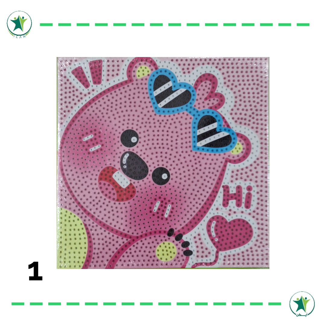 بوم نقاشی الماسی ۲۰ در ۲۰ انیمیشنی