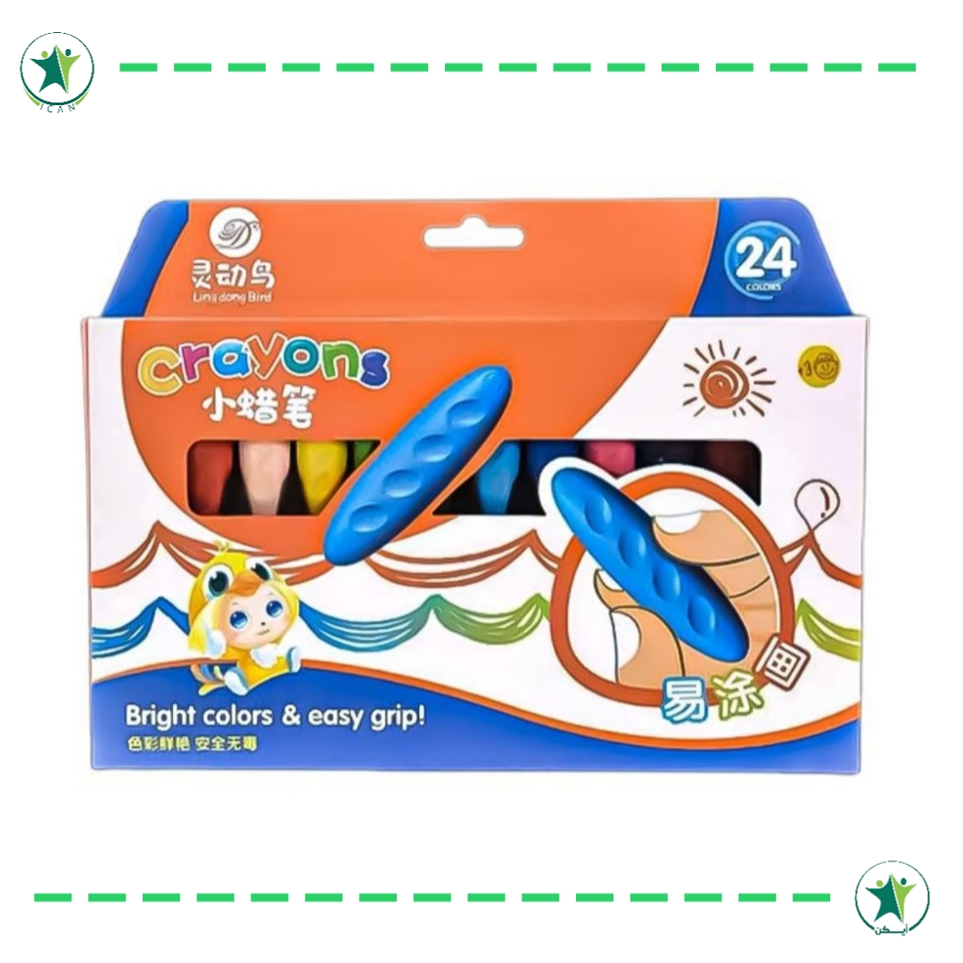 مداد شمعی جادویی ۲۴ رنگ