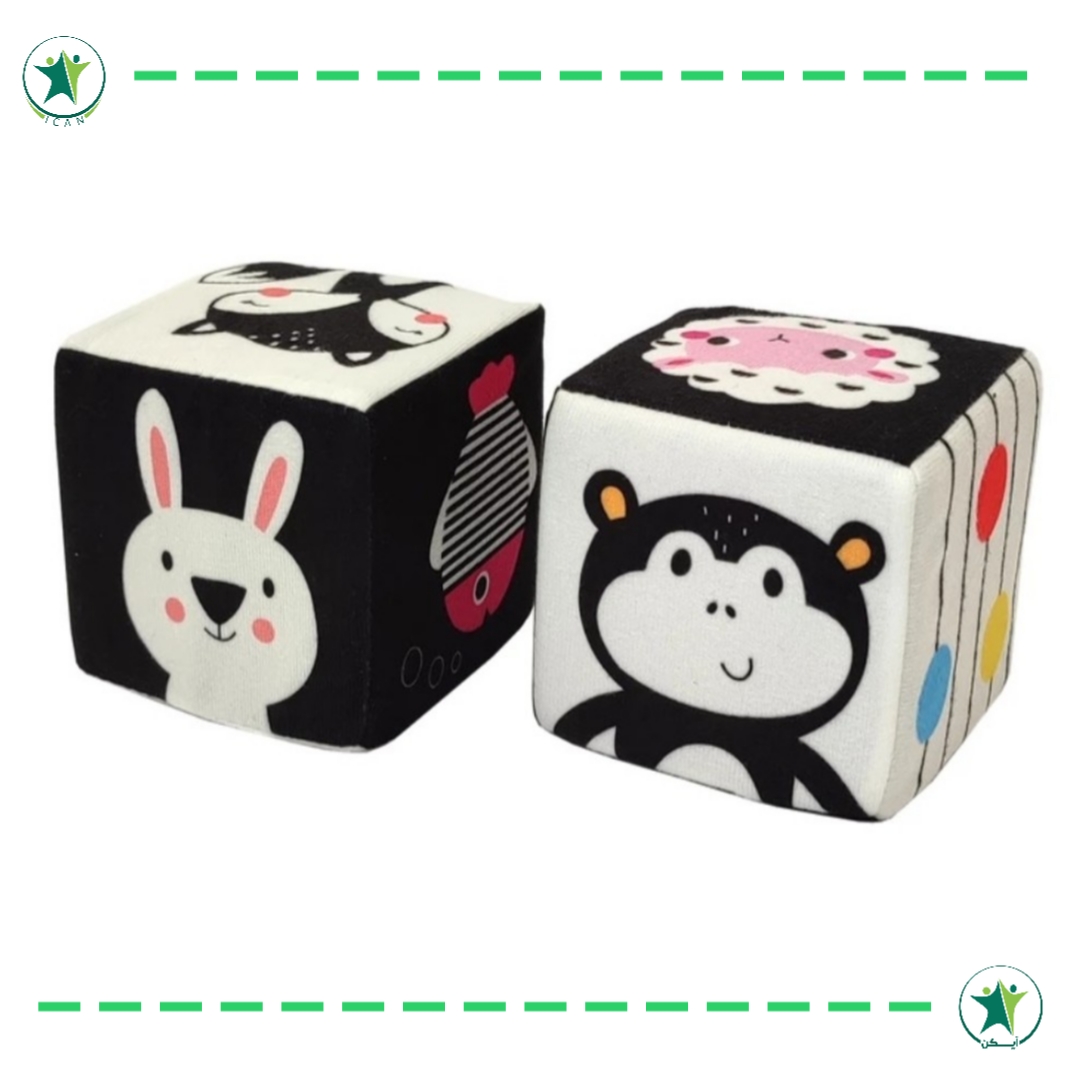 مکعب ابری سیاه و سفید