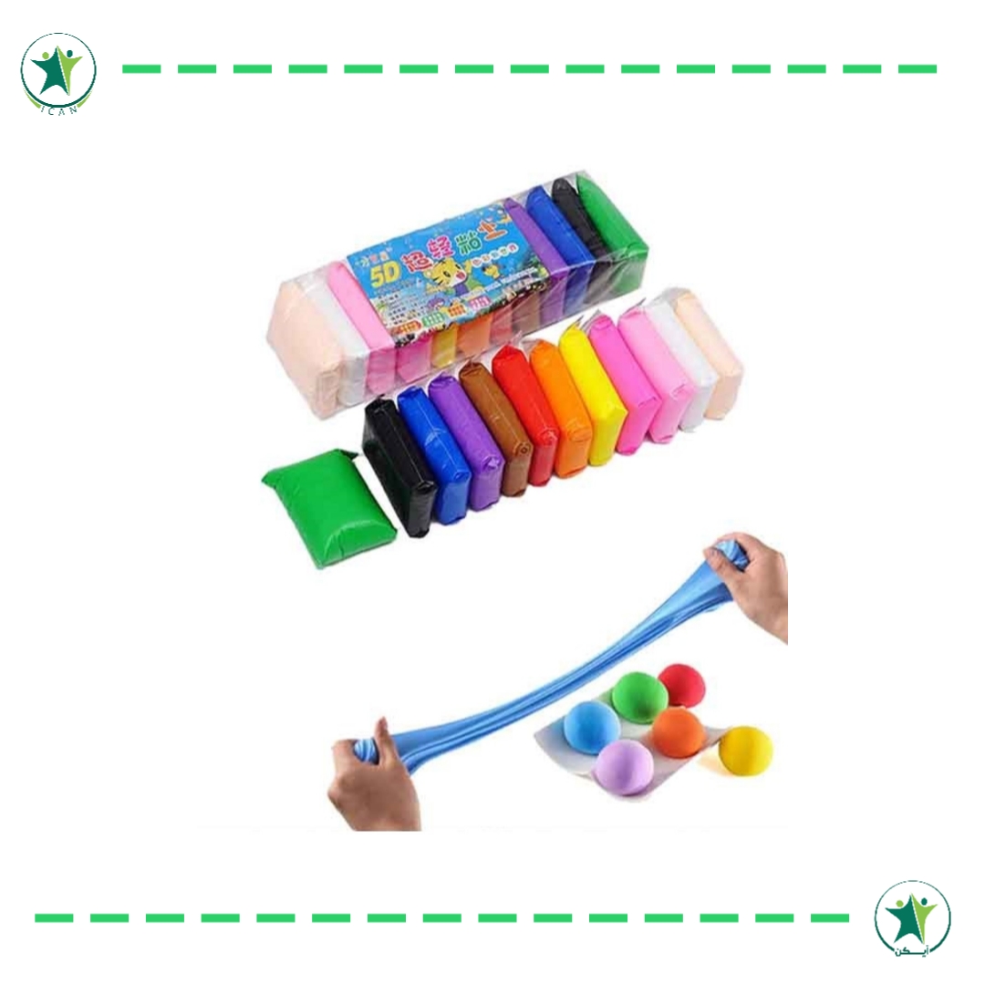 خمیر بازی ۱۲ رنگ