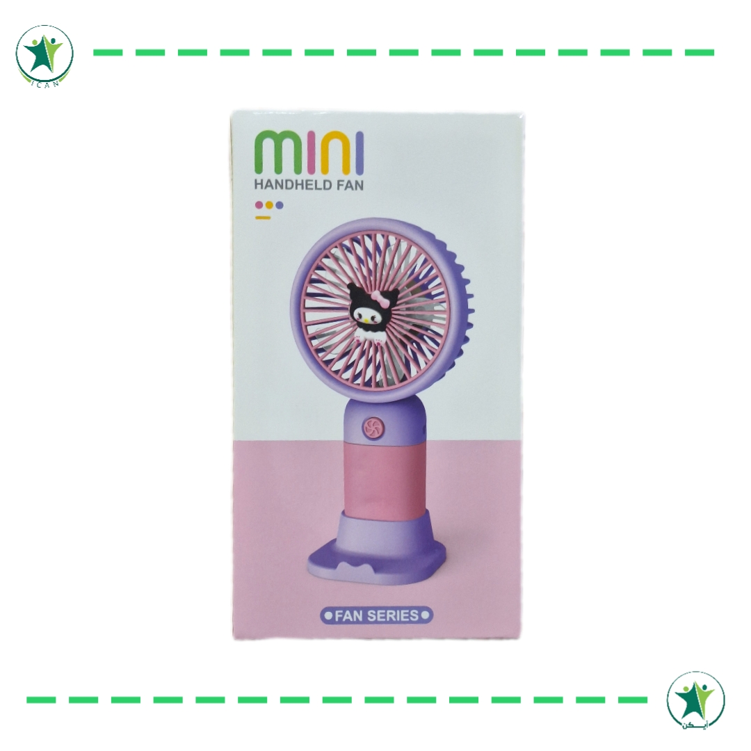 مینی پنکه شارژری پایه دار